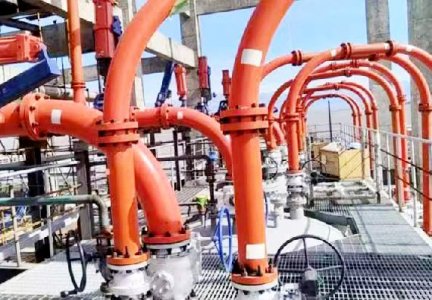 【案例】新疆99氧化铝陶瓷冷氢化硅粉输送管道项目
